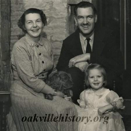 The Merrys with their daughter, Susie circa 1950