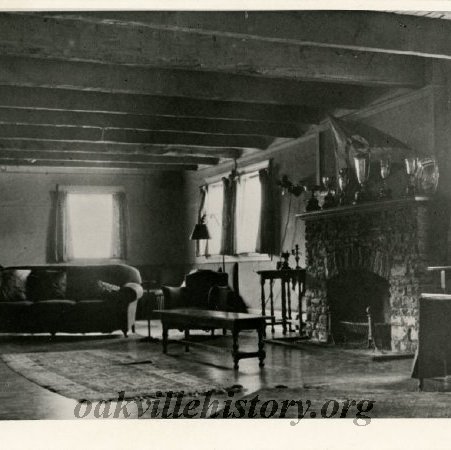 Oakville Club interior,circa 1926