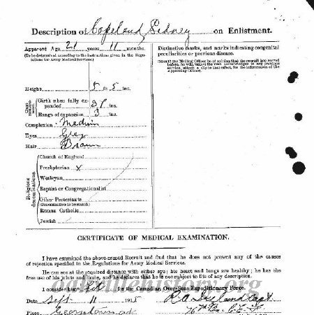 Copeland, Sydney Attestation Paper, Pg 2