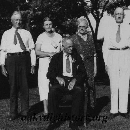 Capt. Ed, Lena (Taylor), Dolly (Menielley), Dapt. William H. & Capt. George