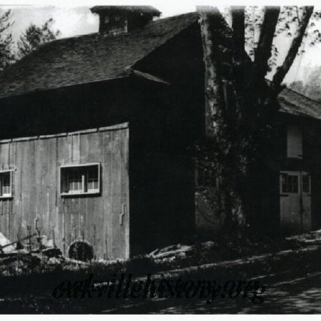 213 king Street barn before renovation, 1950