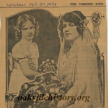 Harts' daughter, Kathleen, was Elizabeth Marlatt's only wedding attendant