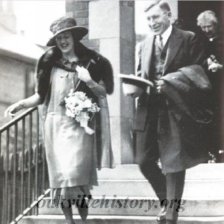 Fred and Marion Banting on their wedding day